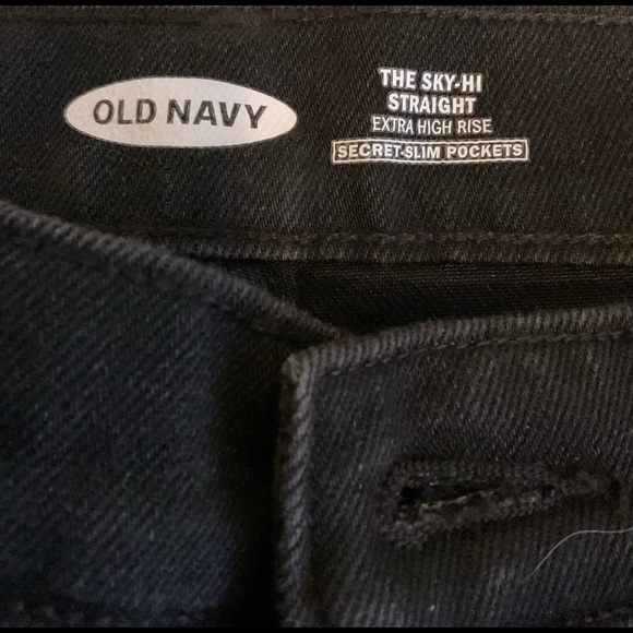 Old Navy Black Jeans, Never Worn - Size 8 - Picture 2 of 3
